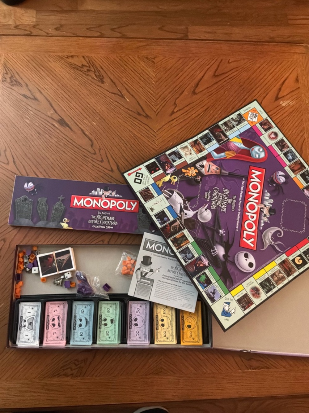 Monopoly: Disneys The Nightmare Before Christmas Edition Board Game - Purple